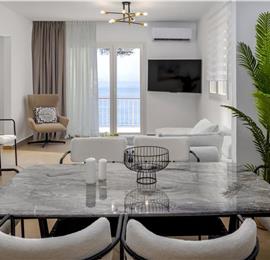 4 bedroom villa with pool by the sea, near Corfu town, sleeps 8